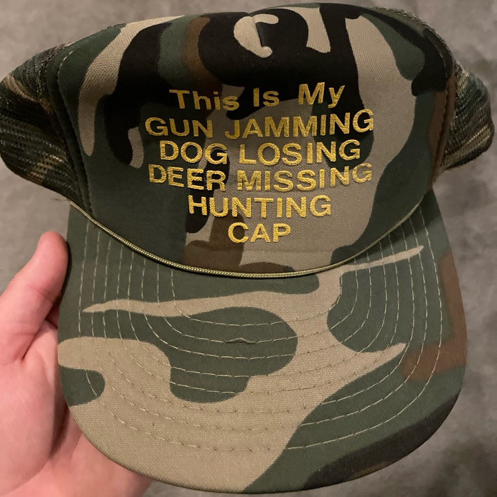 Vintage SnapBack Camouflage Hat.